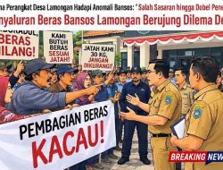 Salah Sasaran hingga Dobel Penerima, Penyaluran Beras Bansos Lamongan Berujung Dilema Desa