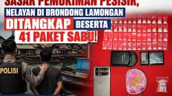 Resahkan Warga Nelayan, Pelarian Pengedar Sabu di Brondong Lamongan Berakhir di Tangan Polisi