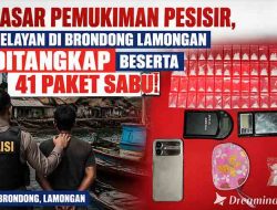 Resahkan Warga Nelayan, Pelarian Pengedar Sabu di Brondong Lamongan Berakhir di Tangan Polisi