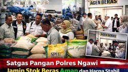 Harga Beras di Ngawi Terkendali, Satgas Pangan Pastikan Pasokan Aman Jelang Akhir Pekan