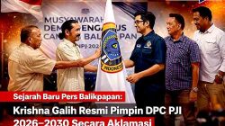 Perkuat Kredibilitas Pers di Beranda IKN, Krishna Galih Pimpin DPC PJI Balikpapan Periode 2026–2030