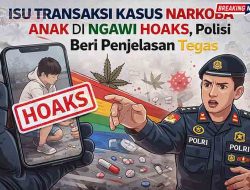 Tegaskan Bersih dari Pungutan, Satresnarkoba Polres Ngawi Ungkap Fakta Kasus Anak di Kedunggalar