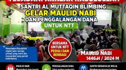 Teladani Akhlak Rasulullah, Santri Al Muttaqin Blimbing Gelar Maulid Nabi dan Penggalangan Dana untuk NTT