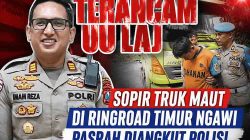 Terancam UU LAJ, Sopir Truk Maut di Ringroad Timur Ngawi Pasrah Diangkut Polisi