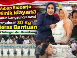 Senyum Warga Sidoarjo Terima 30 Kg Beras Bantuan Pemerintah, Wabup Mimik: Manfaatkan untuk Keluarga