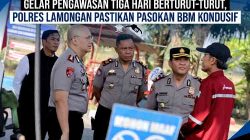 Gelar Pengawasan Tiga Hari Berturut-turut, Polres Lamongan Pastikan Pasokan BBM Kondusif