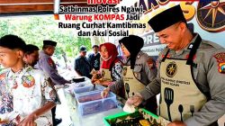 Lewat Warung KOMPAS, Polres Ngawi Bangun Komunikasi Pertama dan Solusi Bersama Warga