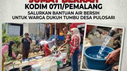 Momen Jumat Berkah, Kodim Pemalang Salurkan Air Bersih untuk Warga Terdampak
