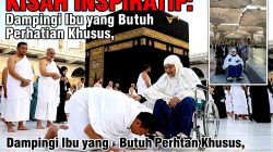 Kisah Inspiratif: Dampingi Ibu yang Butuh Perhatian Khusus, Pimpinan Pesantren Ini Sujud Syukur di Depan Ka’bah