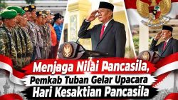 Khidmat! Ribuan Peserta Lintas Sektoral Ikuti Upacara Hari Kesaktian Pancasila di Tuban
