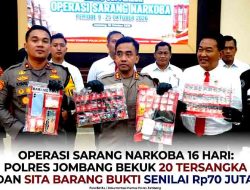 Bongkar Modus Ranjau, Polres Jombang Ringkus 20 Pengedar Narkoba dan Okerbaya Selama Dua Pekan