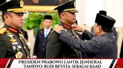 Tongkat Komando TNI AD Berganti, Presiden Prabowo Lantik Jenderal Tandyo Budi di Istana