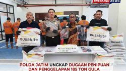 Polda Jatim Ungkap Dugaan Penipuan dan Penggelapan 185 Ton Gula, 11 Tersangka Diamankan
