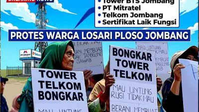 Dipertanyakan Warga Jombang, Telkom Sebut Pengelolaan Tower BTS Losari Ada di Ranah Mitratel