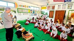 Hadirkan Polisi Sahabat Anak, Polsek Kedunggalar Sosialisasi Kamtibmas di SDN Katikan 2