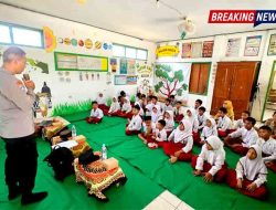 Hadirkan Polisi Sahabat Anak, Polsek Kedunggalar Sosialisasi Kamtibmas di SDN Katikan 2