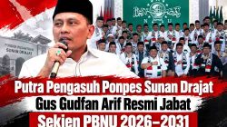 Putra Pengasuh Ponpes Sunan Drajat Gus Gudfan Arif Resmi Jabat Sekjen PBNU 2026–2031