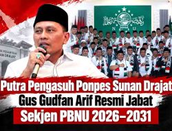 Putra Pengasuh Ponpes Sunan Drajat Gus Gudfan Arif Resmi Jabat Sekjen PBNU 2026–2031
