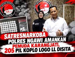 Satresnarkoba Polres Ngawi Tegaskan Perang Lawan Obat Ilegal Usai Bekuk Pengedar di Karangjati