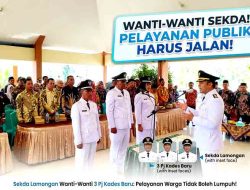 Sekda Lamongan Wanti-Wanti 3 Pj Kades Baru: Pelayanan Warga Tidak Boleh Lumpuh!