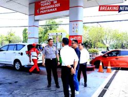 Kapolres Ngawi Imbau Warga Tak Panic Buying Usai Tinjau Langsung SPBU