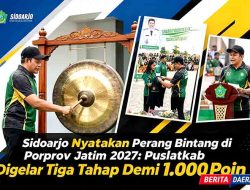 Sidoarjo Nyatakan Perang Bintang di Porprov Jatim 2027: Puslatkab Digelar Tiga Tahap Demi 1.000 Poin